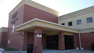 [photo, Health & Public Services Building, 403 South Seventh St., Denton, Maryland]
