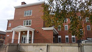 [photo, Potomac Building, 23115 Leonard Hall Drive, Leonardtown, Maryland]