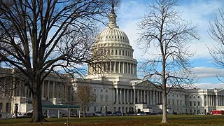 U.S. Capitol from First Street Southeast, Washington, DC.